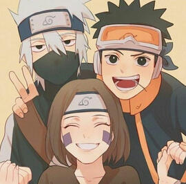 kakashi & rin & obito